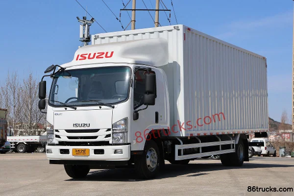 Isuzu 700P 189hp 4X2(6 wheels) 6.688m Crew Cab Cargo Truck Exterior (3) | 86Trucks