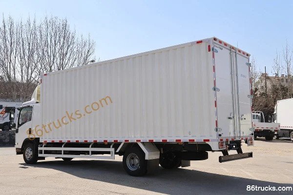Isuzu 700P 189hp 4X2(6 wheels) 6.688m Crew Cab Cargo Truck Body (2) | 86Trucks