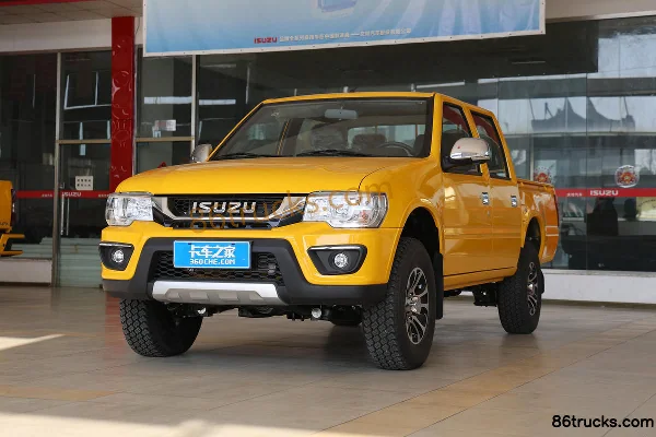 Qingling Isuzu T17 2023 3.0T diesel 143 hp 4WD standard wheelbase double row pickup Cab (3) | 86Trucks
