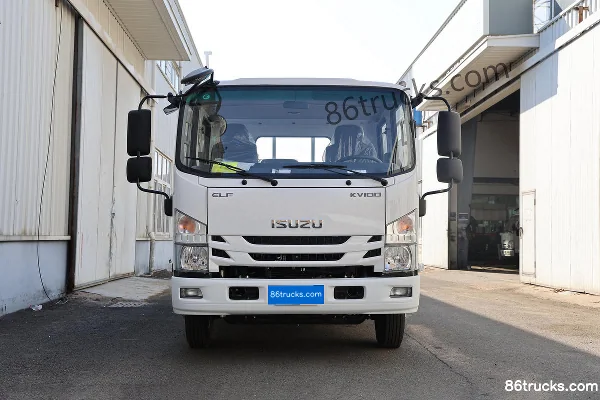 Qingling Isuzu KV100 2.5L Diesel 131hp 4X2(6 wheels) Isuzu 6-Speed 3.13m Double Row Flatbed Light Truck Exterior (2) | 86Trucks