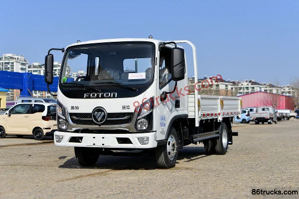 Foton Aoling New Jieyun Youth Flying Edition 151 hp 4X2(6 roues) 3.36m row-half flatbed light truck Extérieur (3) | 86Trucks