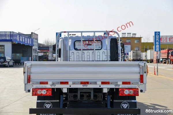 Foton Auman Xinjieyun Youth Invincible Edition 151hp 4X2(6 wheels) 4.17m Single Row Flatbed Light Truck Body (3) | 86Trucks