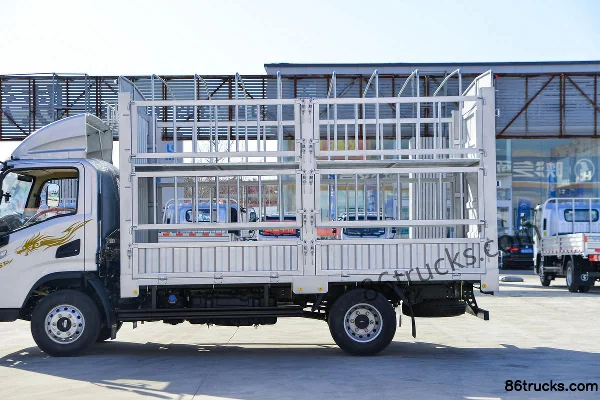 SHACMAN Commercial Vehicle Delong G1 2.5L Diesel 137 hp 4X2(6 wheels) Fast Gear 5-Speed 4.18m Single Row Stake Truck Body (2) | 86Trucks