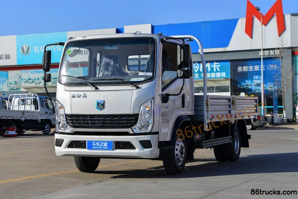 Lanqing Light Truck Long N 140hp 4X2(6 wheels) 3.85m half-cab flatbed light truck Exterior (3) | 86Trucks