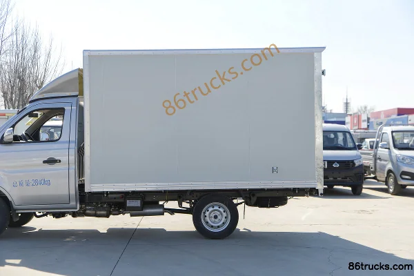 Changan Kuayue Wang X1 1,6L essence 122 ch 4X2(6 roues) 5 vitesses micro camion fourgon cabine simple 3,035 m Carrosserie (2) | 86Trucks