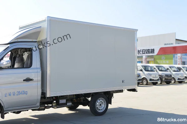 Changan Kuayue Wang X1 1,6L essence 122 ch 4X2(6 roues) 5 vitesses micro camion fourgon cabine simple 3,035 m Carrosserie (1) | 86Trucks