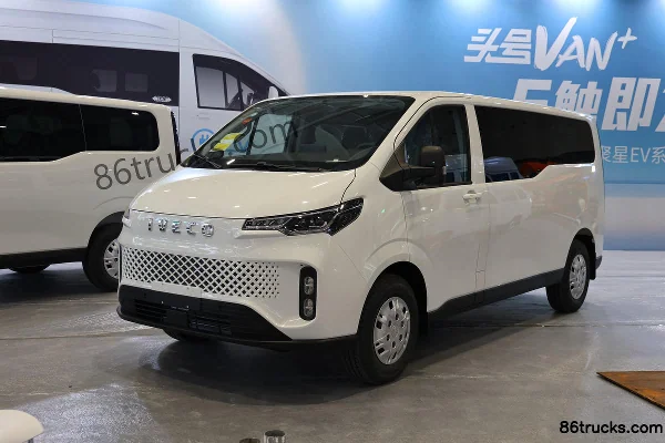 NAVECO Juxing 2025 Model 3.5T 4.998m 7-seat Pure Electric Light Bus 51.5kWh Exterior (3) | 86Trucks