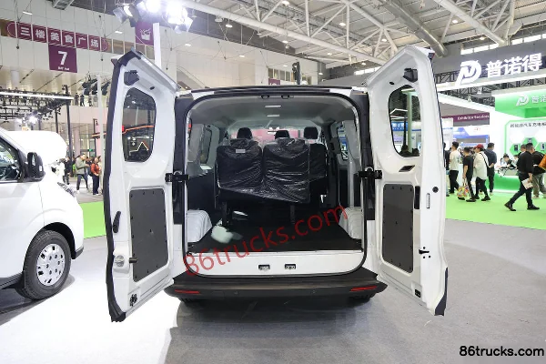 NAVECO Juxing 2025 Model 3.5T 4.998m 7-seat Pure Electric Light Bus 51.5kWh Cargo Box (1) | 86Trucks