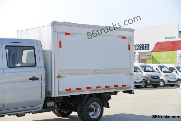 Changan Kuayue Wang X1 1.6L 122hp 4X2(6 wheels) Gasoline 2.67m Double Row Wing Opening Box Mini Truck (China VI) Body (1) | 86Trucks