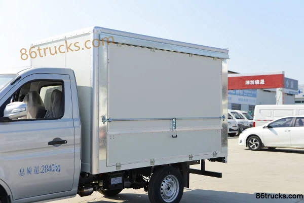 Changan Kuayue Wang X1 1.2L Gasoline 91hp 4X2(6 wheels) 5-Speed 2.56m Single Row Wing Open Micro Truck Body (1) | 86Trucks