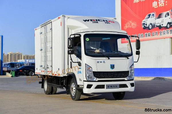 Lankin·Long N5 2.4L Diesel 160hp 4X2(6 wheels) WLY 6-Speed 4.18m Single Row Van Light Truck Exterior