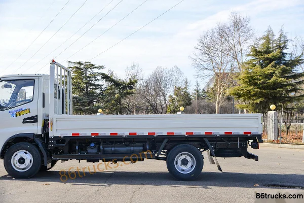 JAC Shuailing E Medium Body 2.2L Diesel 129hp 4X2(6 wheels) 4.22m Single Row Flatbed Light Truck (2) | 86Trucks