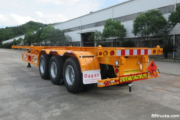 Minxing Automobile 13.95m Dangerous Goods Tank Container Skeleton Semi-Trailer Exterior