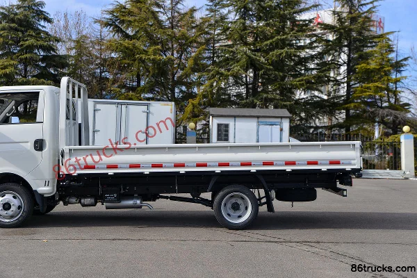 JAC Kaida X6 1.6L 120hp 4X2(6 wheels) Gasoline 3.8m Single Row Flatbed Mini Truck (China VI) Body (2) | 86Trucks