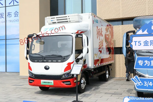 Yutong T5 Snow Dragon Edition 4X2(6 wheels) 4.08m Single Row Pure Electric Refrigerated Truck Shenlan 155kWh Exterior (3) | 86Trucks
