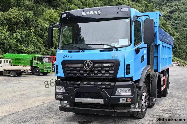 Dongfeng Commercial Vehicle Tianjin KC 6X2(8 wheels) 4.8m Electric Dump Truck CATL 242kWh Exterior (2) | 86Trucks