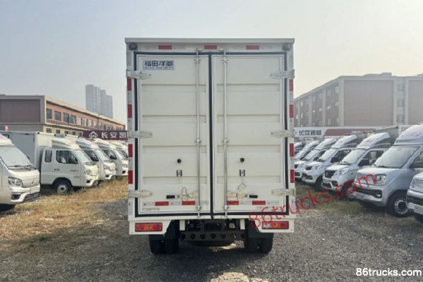 Foton M2 Plus 2L essence 144 ch 4X2(6 roues) Dongan 5 vitesses 4,12 m camion fourgon à cabine simple Extérieur (2) | 86Trucks
