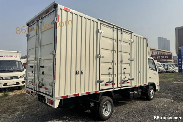 Foton M2 Plus 2L essence 144 ch 4X2(6 roues) Dongan 5 vitesses 4,12 m camion fourgon à cabine simple Extérieur (3) | 86Trucks