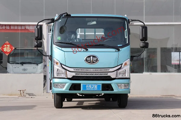 FAW Jiefang J6F 2.5L Diesel 176hp 4X2(6 wheels) Fast Gear 8-Speed 4.2m Single Row Flatbed Light Truck Exterior (2) | 86Trucks