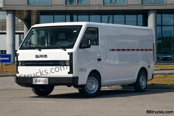 SRM Xinyuan E3L 2025 Utility Type 2-Seat Pure Electric Enclosed Van CATL 53.58kWh Exterior (3) | 86Trucks