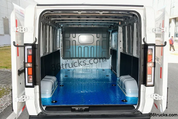 SRM Xinyuan E3L 2025 Utility Type 2-Seat Pure Electric Enclosed Van CATL 53.58kWh Body (2) | 86Trucks