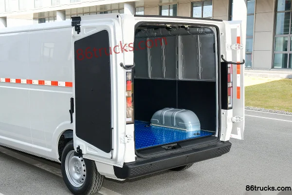 SRM Xinyuan E3L 2025 Utility Type 2-Seat Pure Electric Enclosed Van CATL 53.58kWh Body (1) | 86Trucks
