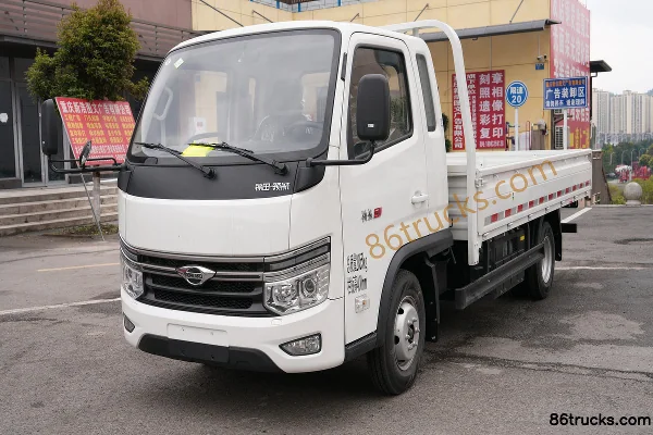 Foton Times Linghang S1 1.5L 129 hp 4X2(6 wheels) CNG 3.94m Semi-row Flatbed Light Truck Exterior (3) | 86Trucks