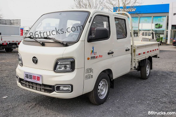 Foton Xiangling M1 Pro Luxury 1.6L 122hp 4X2(6 wheels) Gasoline 2.55m Double-row Flatbed Mini Truck (Dual Rear Wheels) Exterior (3) | 86Truc