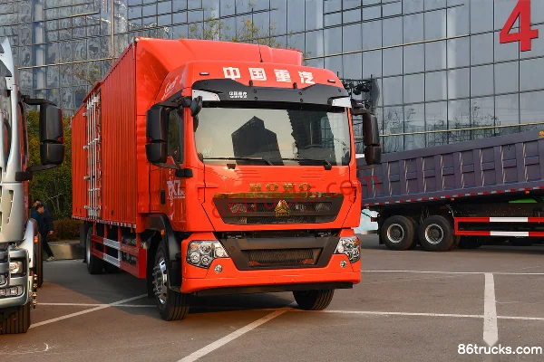 Sinotruk HOWO TX7 PRO Flagship Edition 6.9L Diesel 290 hp 4X2(6 wheels) Sinotruk 10-speed AMT Automatic 9.6m Van Cargo Truck Exterior (3)