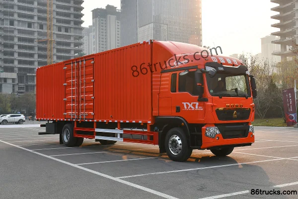 Sinotruk HOWO TX7 PRO Flagship Edition 6.9L Diesel 290 hp 4X2(6 wheels) Sinotruk 10-speed AMT Automatic 9.6m Van Cargo T