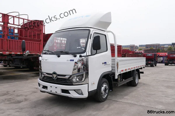 Foton Zhilan EM 4.5T 3.8m single-row pure electric panel light truck 66.84kWh 4X2(6 wheels) Exterior (2) | 86Trucks