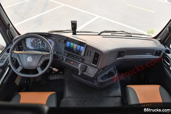 Sinotruk HOWO TX7 Édition Flagship 7,4L diesel 330 ch 4X2(6 roues) Sinotruk 12 vitesses 6,8 m camion porteur à ridelles Cabine (1) | 86Truck