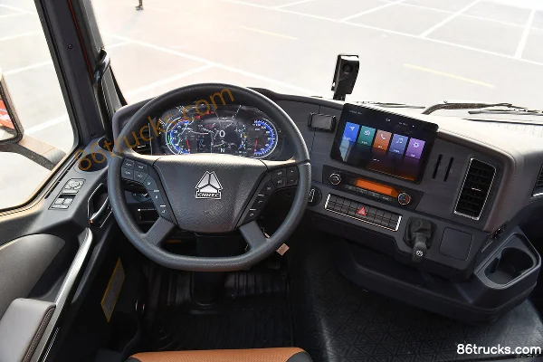 Sinotruk HOWO TX7 Édition Flagship 7,4L diesel 330 ch 4X2(6 roues) Sinotruk 12 vitesses 6,8 m camion porteur à ridelles Cabine (3) | 86Truck