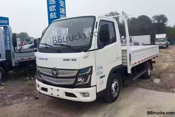 Foton Zhilan EX 3.815m Single Row Pure Electric Flatbed Light Truck CATL 63.75kWh 4X2(6 wheels) Exterior (3) | 86Trucks