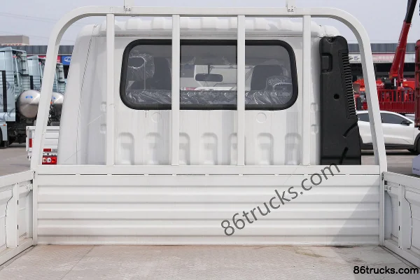 Foton Aoling M Card 2,0 L 127 ch 4X2(6 roues) CNG petit camion à ridelles 3,19 m cabine double Carrosserie (3) | 86Trucks