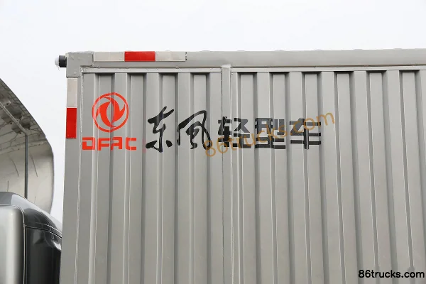Dongfeng Kangluwei cabine large 2.5L diesel 180 ch 4X2(6 roues) boîte Fast Gear 8 rapports camion fourgon cabine simple 4,17 m Carrosserie (
