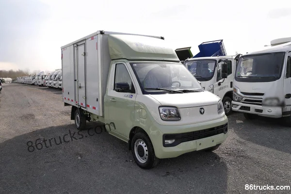 Foton Q Split Body 2.8m Single Row Pure Electric Box Van Micro Truck CATL 41.86kWh 4X2(6 wheels) Exterior