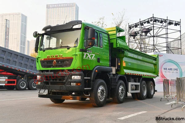 Sinotruk HOWO TX7 PRO 350 hp 8X4(12 wheels) Sinotruk 13-speed 7.6m dump truck Exterior (3) | 86Trucks