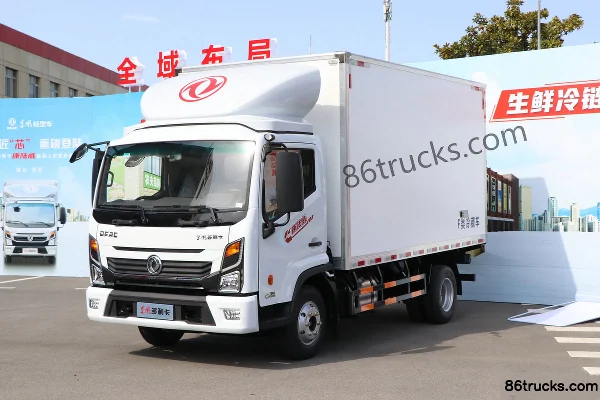 Dongfeng Kangluwei large 195 ch 4X2(6 roues) 4.2 m camion frigorifique Extérieur (3) | 86Trucks