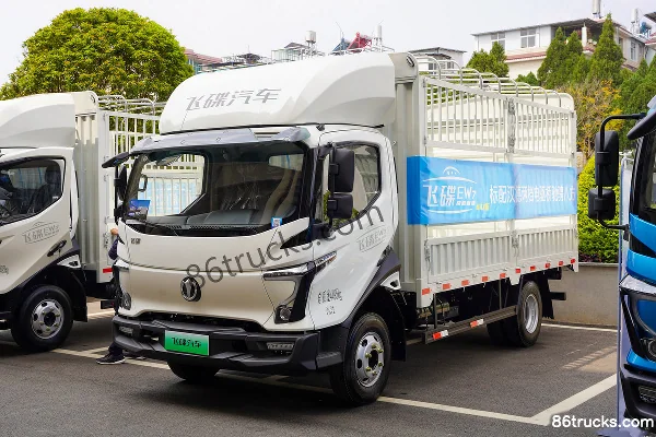 Feidi EW7 Tianxing 4.18m Single Row Pure Electric Stake Light Truck CATL 140.41kWh 4X2(6 wheels) Exterior (2) | 86Trucks