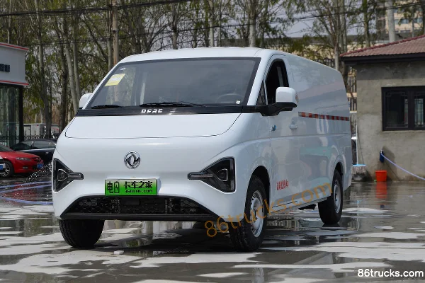 Dongfeng Ruilida V8E 2025 2-Seat Electric Panel Van CATL 53.58kWh Exterior (3) | 86Trucks