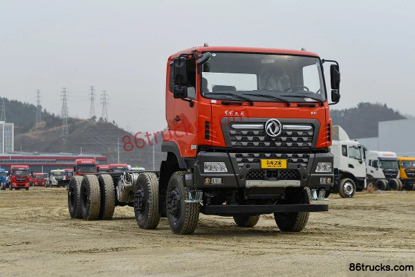 Dongfeng Commercial Vehicle Tianlong KC 360hp 8X4(12 wheels) 8.5m truck-mounted crane Exterior
