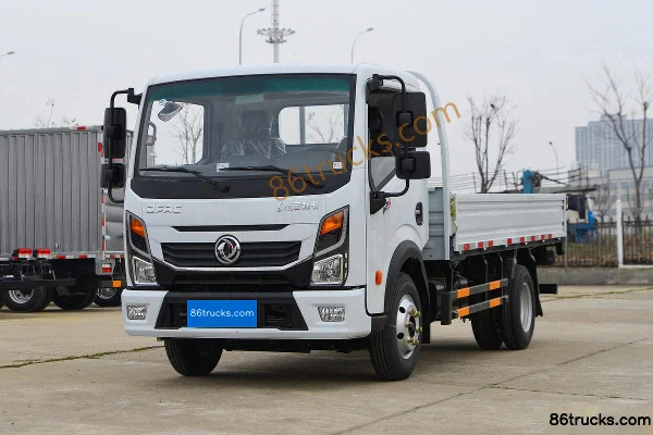 Dongfeng Duolika D5 Ruineng Edition 88 hp 4X2(6 wheels) 3.4m Half-row Van Sales Truck (Air Brake) Exterior (3) | 86Trucks