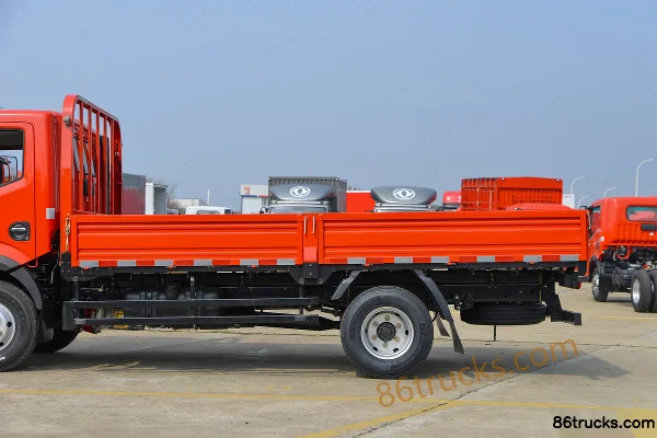 Dongfeng D6-M version surpuissante 2,3L diesel 142 ch 4X2(6 roues) WLY 6 vitesses 4,17 m camion léger à plateau cabine simple Carrosserie (2