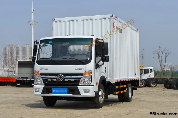 Dongfeng Duolika D6-L Ruineng Edition 163hp 4X2(6 wheels) 4.2m Single Row Van Light Truck (China VI) Exterior (3) | 86Trucks