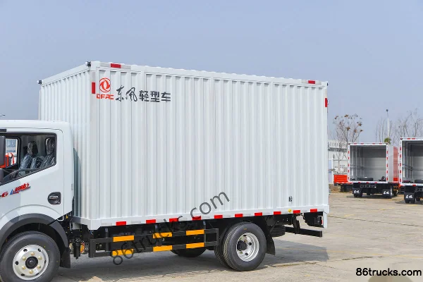 Dongfeng Duolika D6-L Ruineng Edition 163hp 4X2(6 wheels) 4.2m Single Row Van Light Truck (China VI) Body (2) | 86Trucks