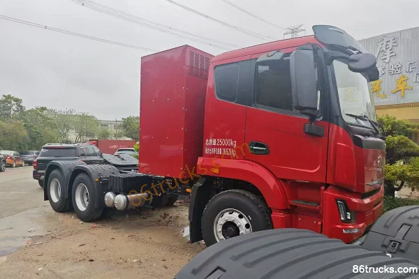 CRRC Jinghong 6X4(10 wheels) Pure Electric Tractor Truck Guangzhou Jujiao 274.68kWh Exterior (2) | 86Trucks