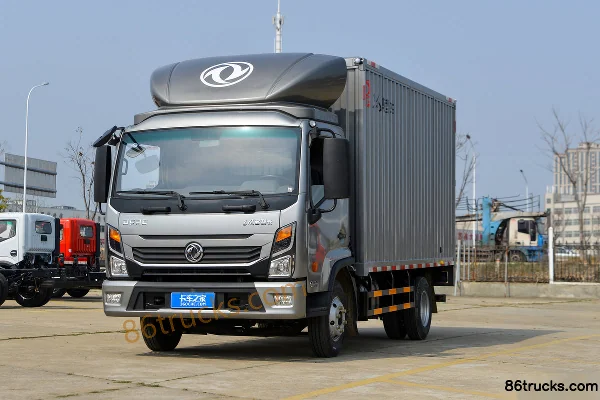 Dongfeng D6-L diesel 180 ch 4X2(6 roues) 4,17 m cabine simple fourgon léger Extérieur (3) | 86Trucks