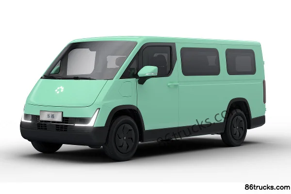Foton Lefu Plus 2025 Yuexing Edition 6-Seat Electric Light Bus Aiyike 50.23kWh Exterior
