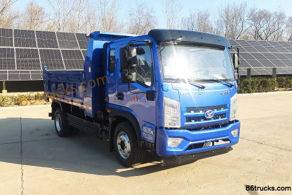 Shifeng Fengchi 170hp 4X2(6 wheels) WLY 5-speed 3.19m semi-cab dump truck Exterior
